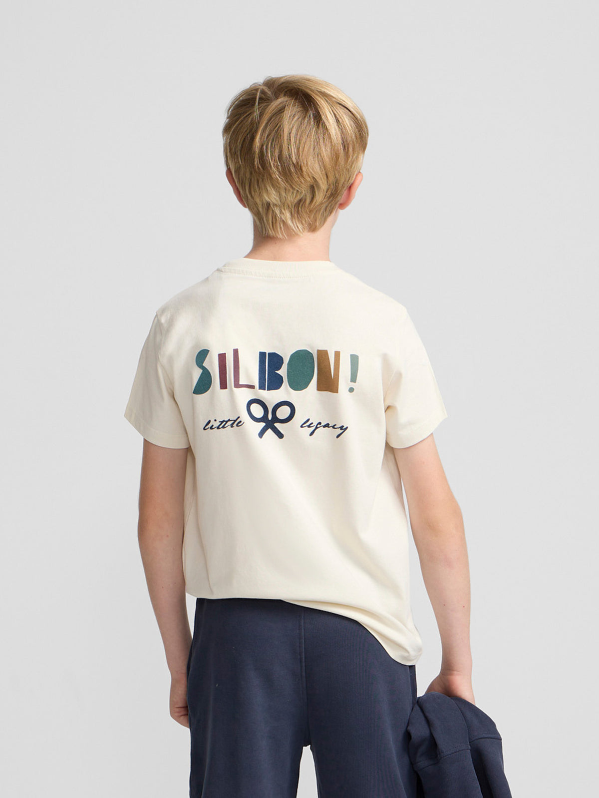 T-shirt enfant Silbon Little Legacy blanche