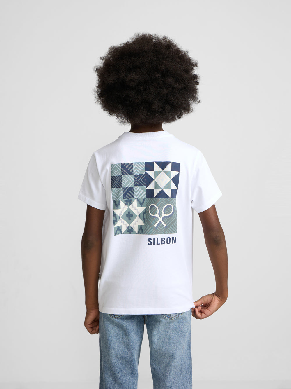 White ethnic kids t-shirt