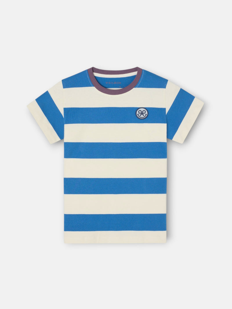 Camiseta kids raya ancha smile indigo