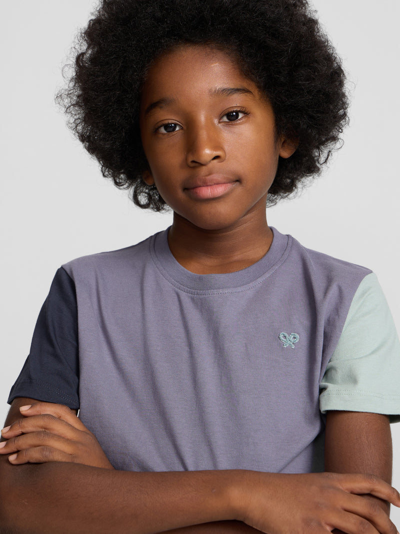 Camiseta kids multicolor rizo azul indigo