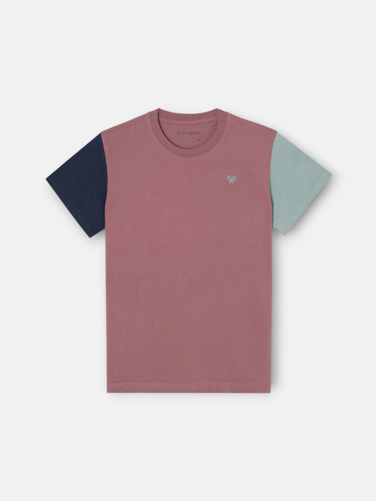 T-shirt enfant multicolore éponge bordeaux