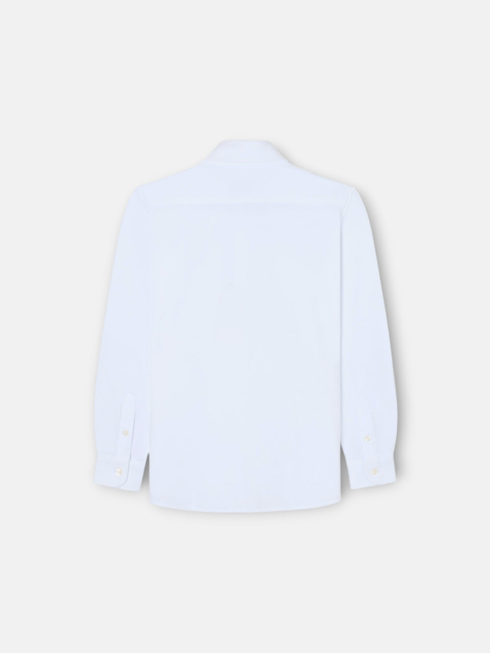 White kids' sport piqué shirt