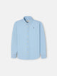 Classic light blue denim kids' sport shirt