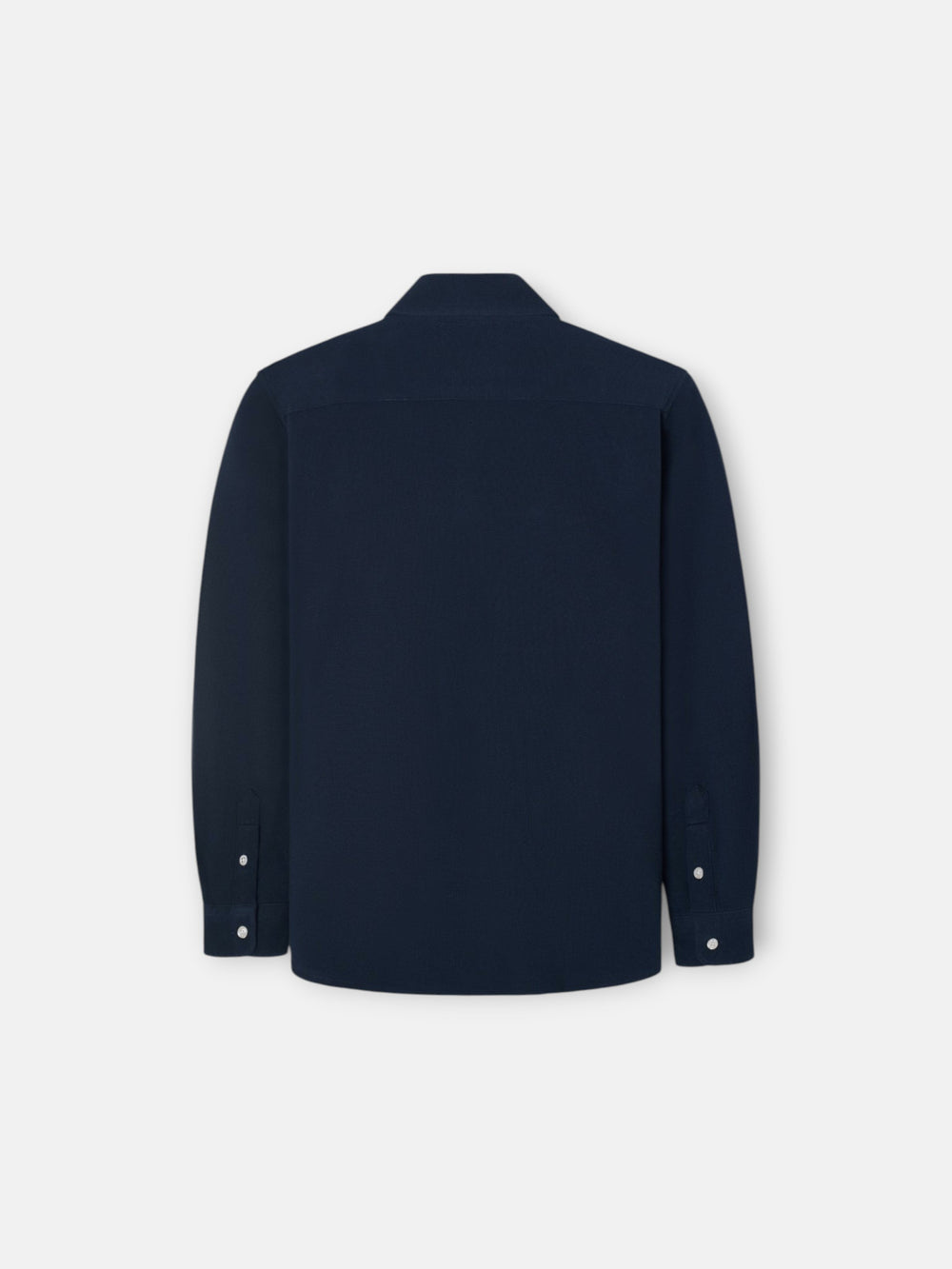 Kids' navy piqué sport shirt