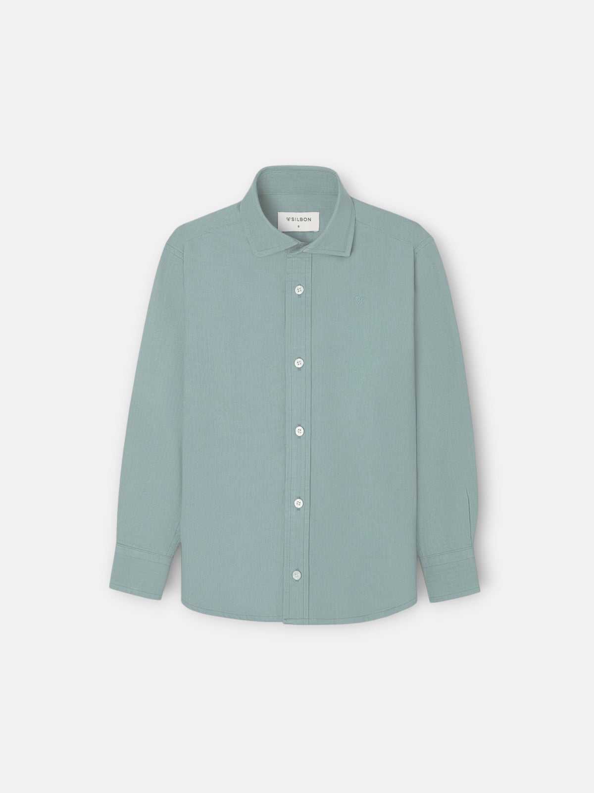 Camisa desportiva infantil espinha verde