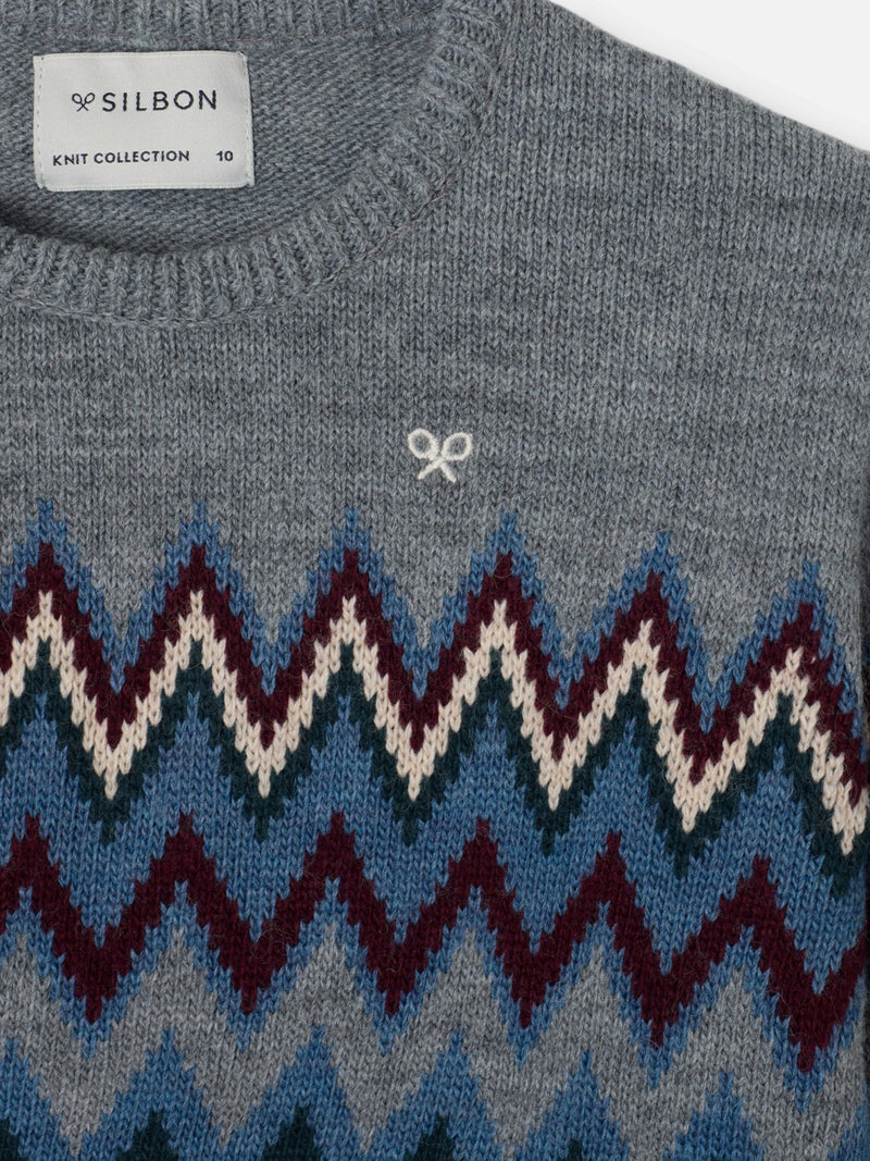 Jersey kids motivos azul indigo