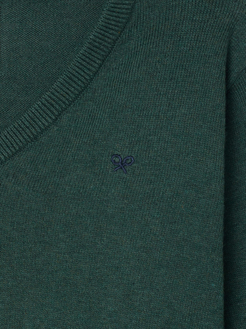 Jersey kids cuello pico verde