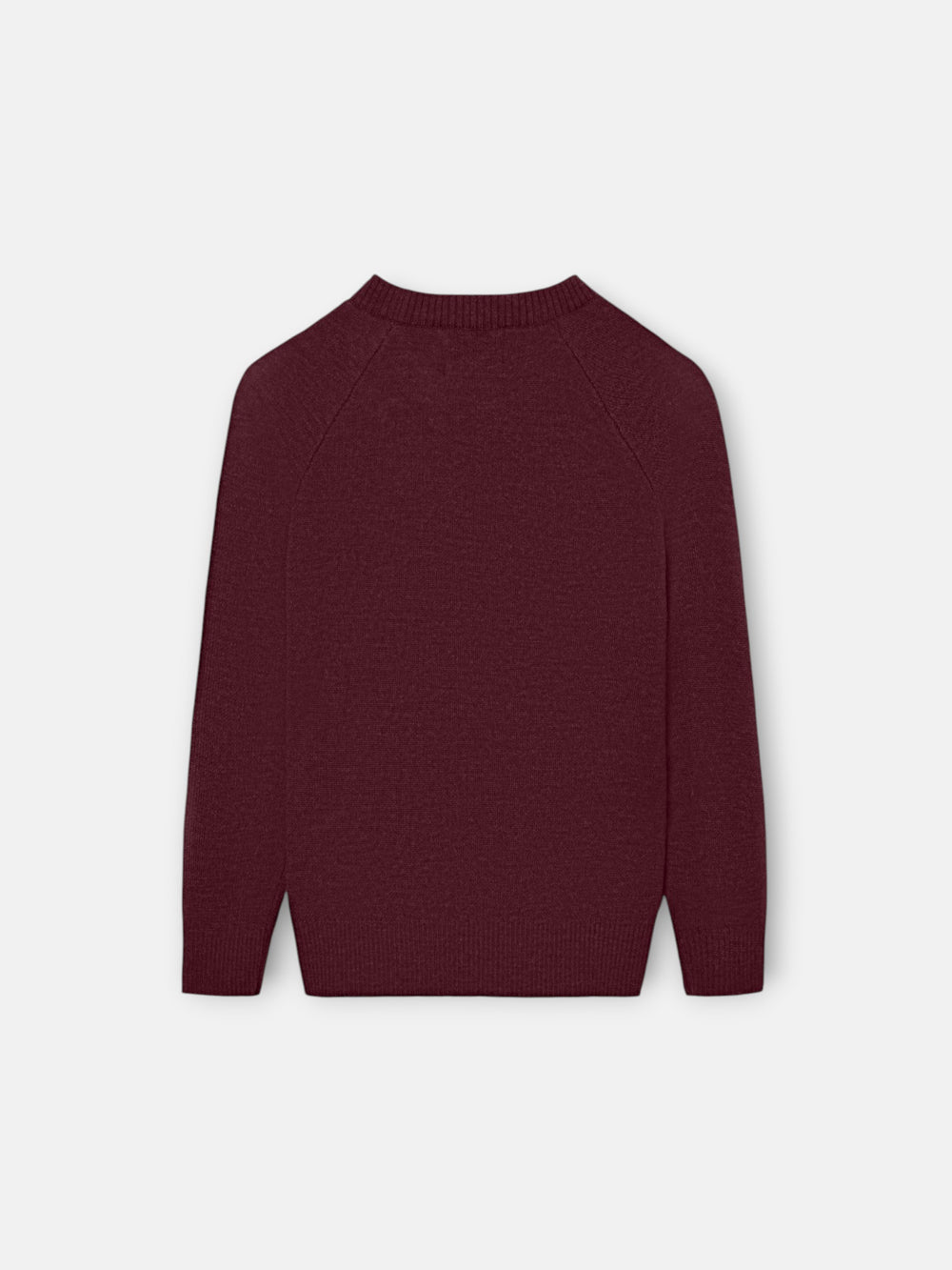 Kids burgundy half racket sweater