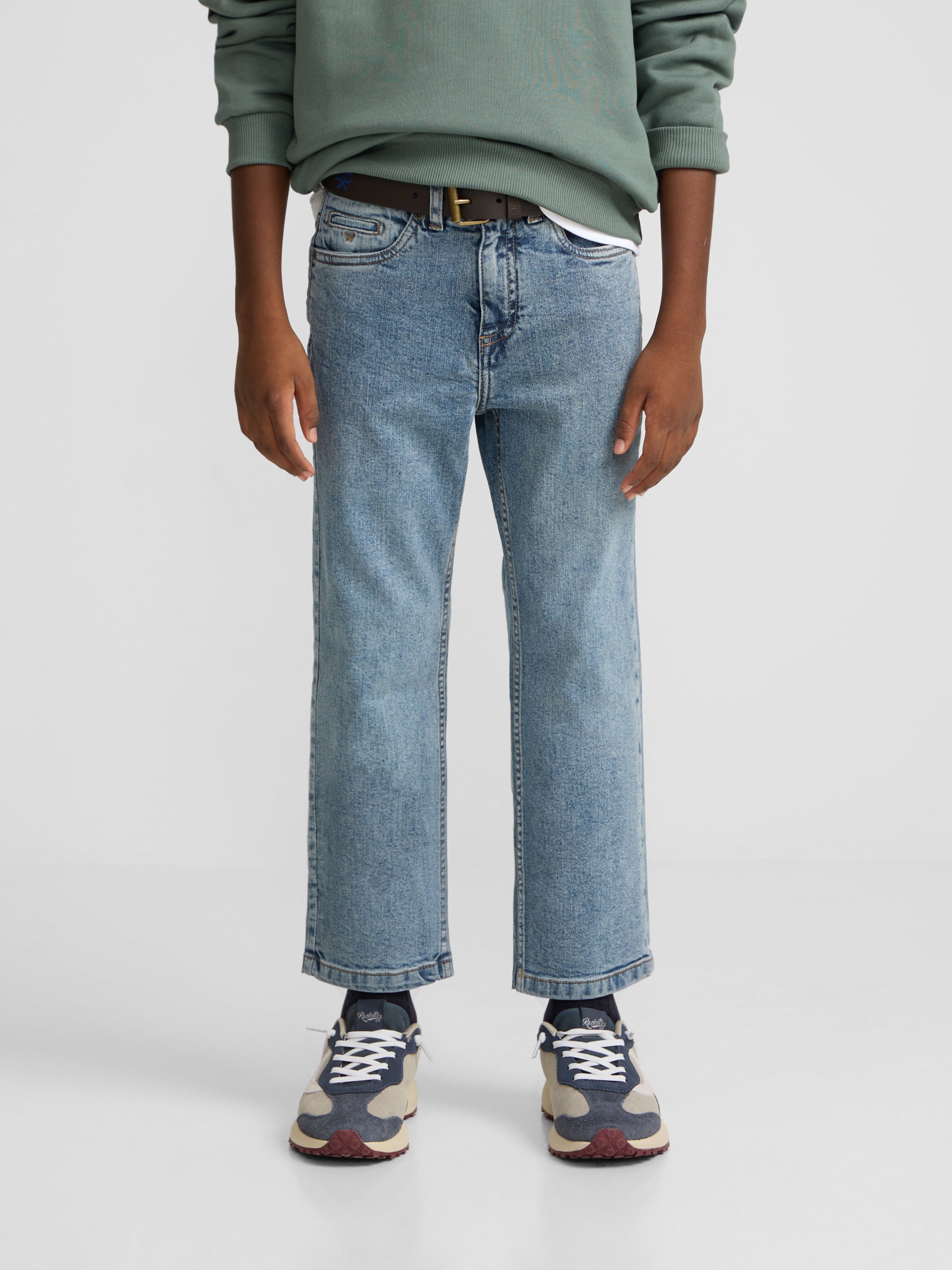 Pantalon sport kids jeans azul