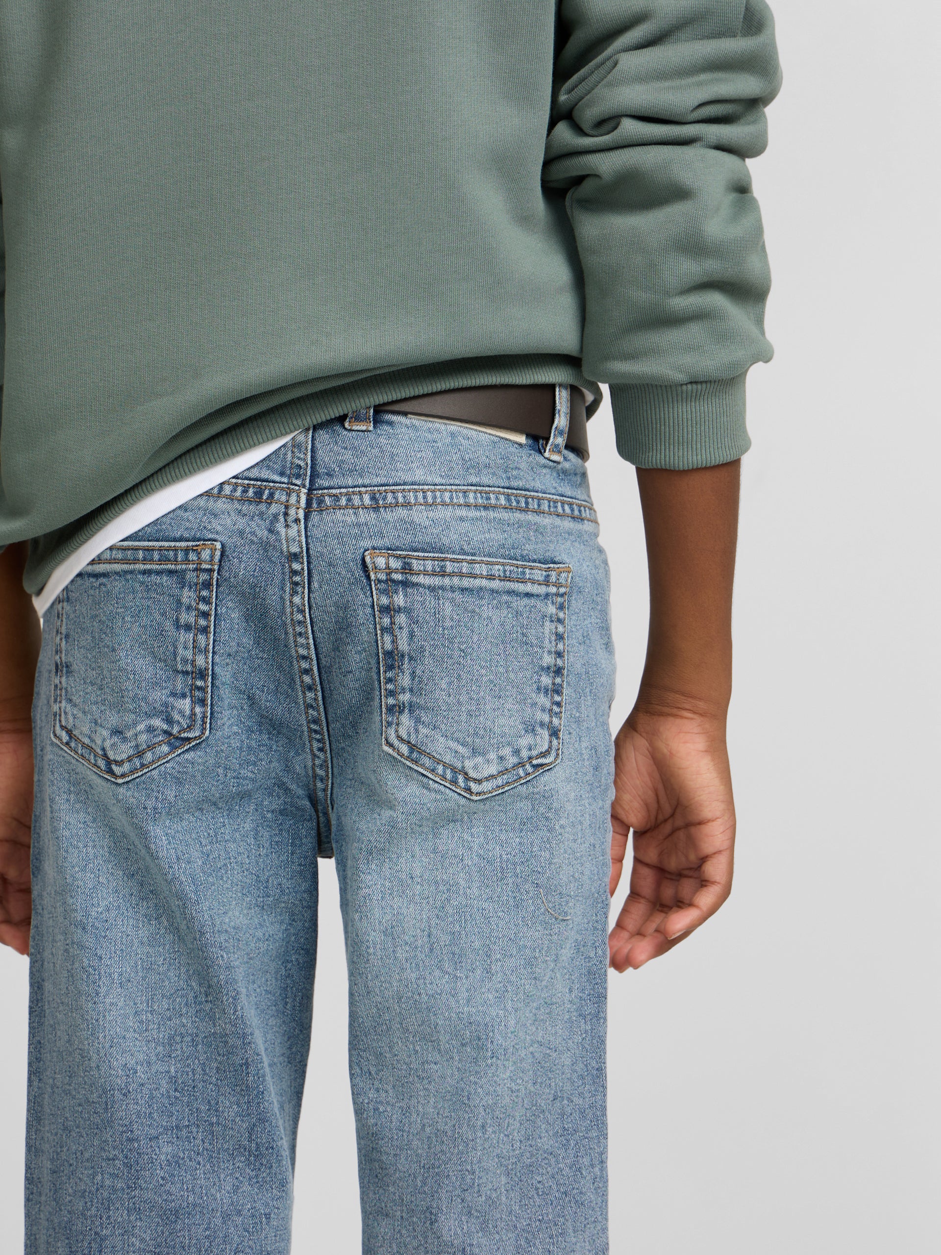 Pantalon sport kids jeans azul
