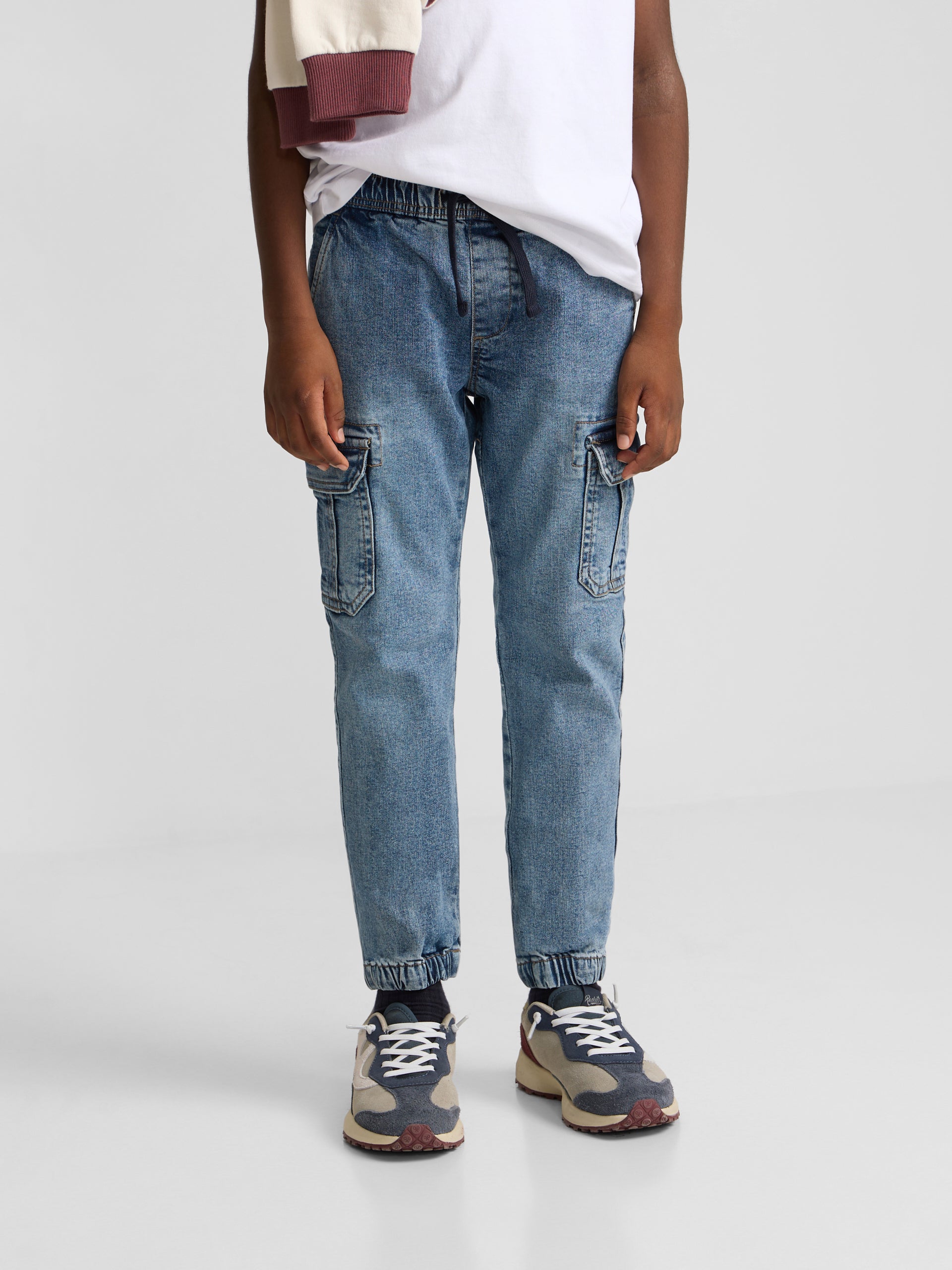 Kids' sport jogger denim blue pants