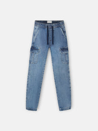 Kids' sport jogger denim blue pants