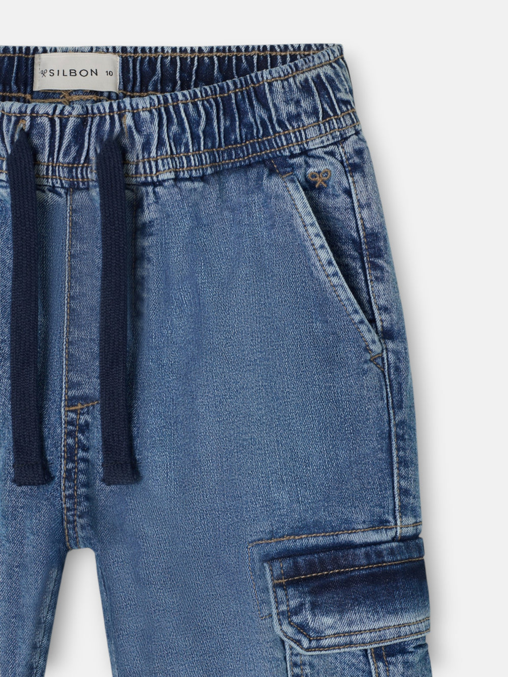 Kids' sport jogger denim blue pants