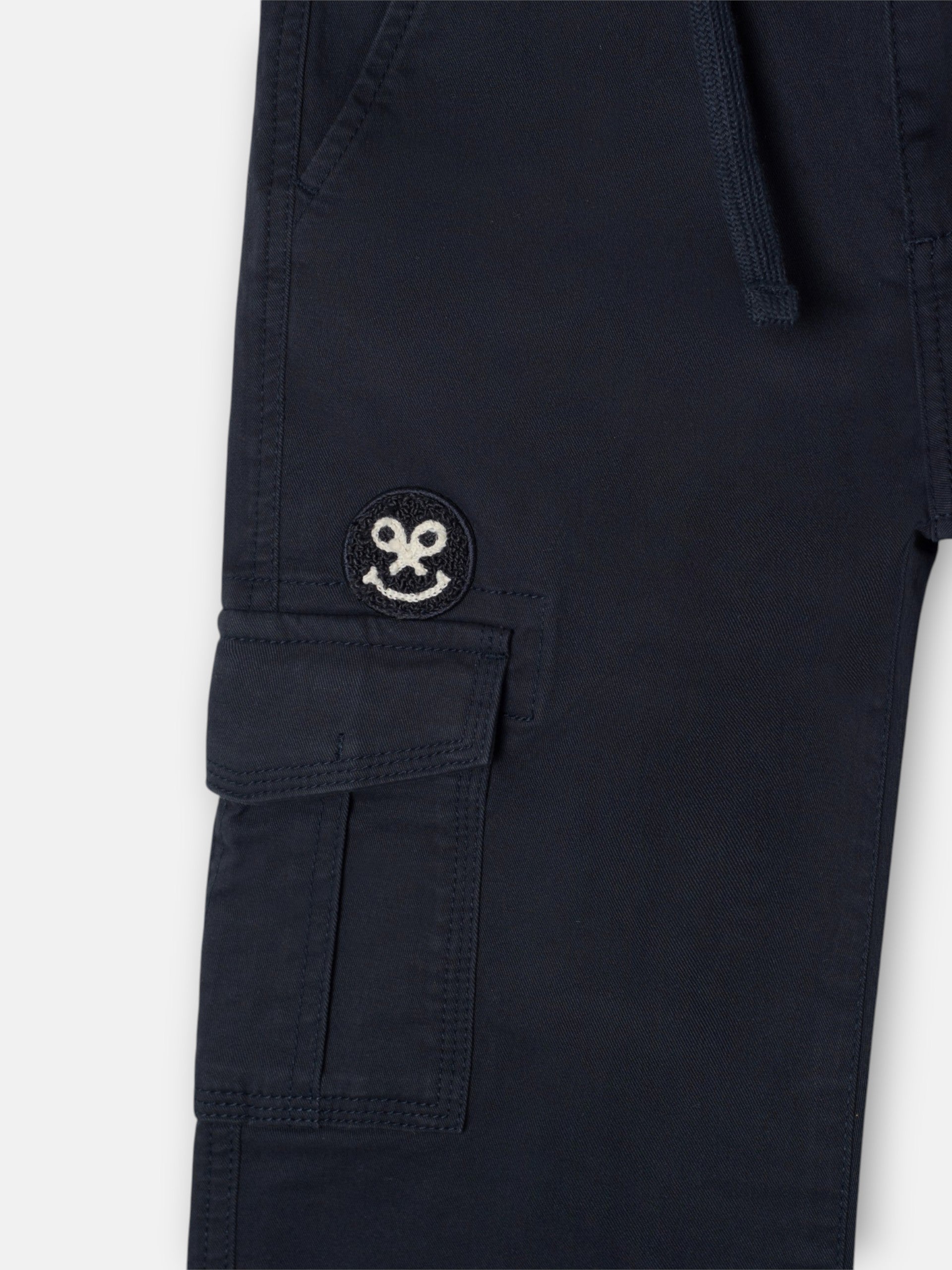 Pantalon sport kids cargo azul marino