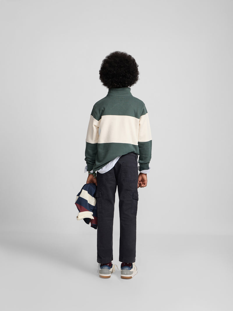 Pantalon sport kids cargo azul marino