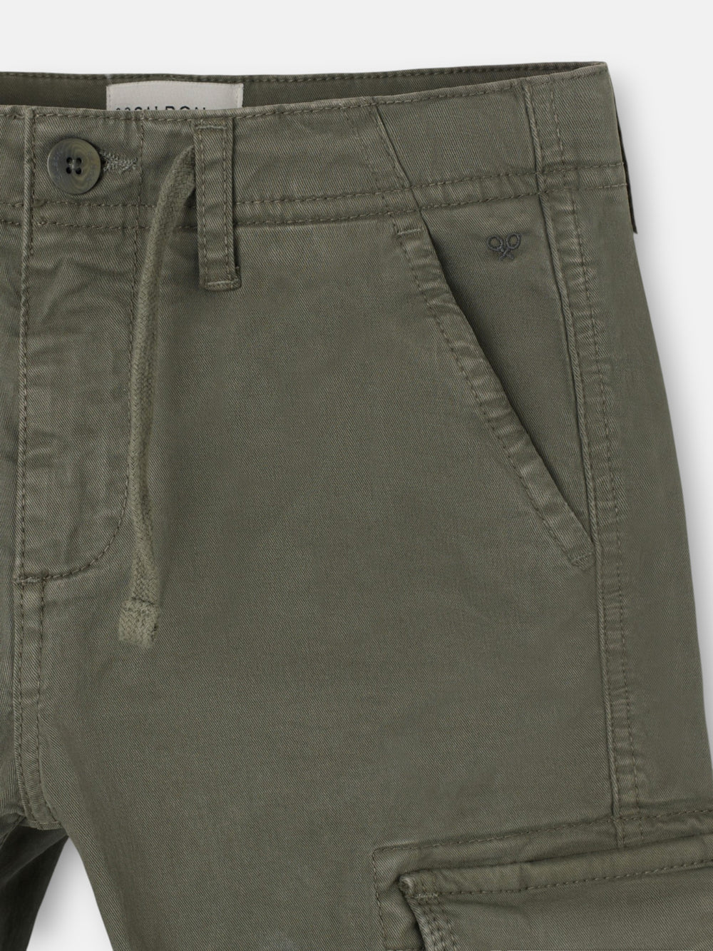 Green kids' cargo sport pants 