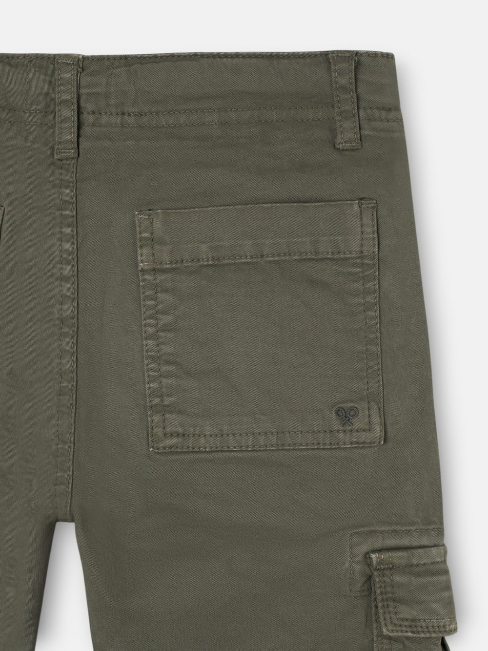 Green kids' cargo sport pants 