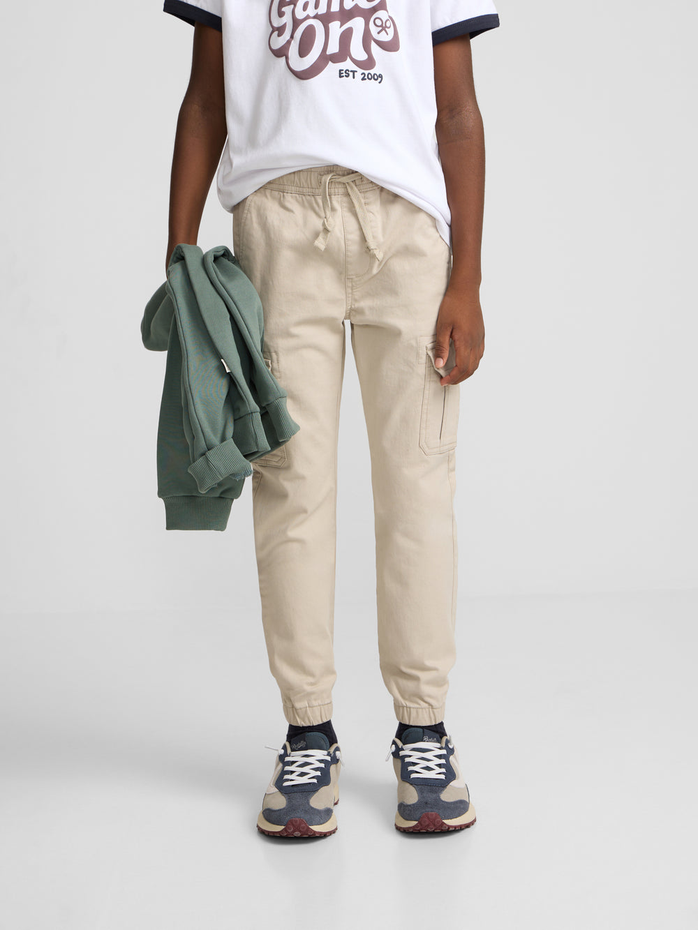Kids stone jogger sport pants
