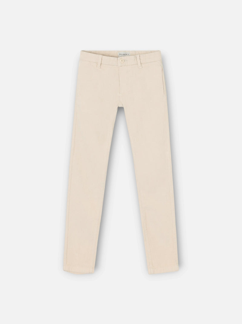 Pantalon sport kids pana beige