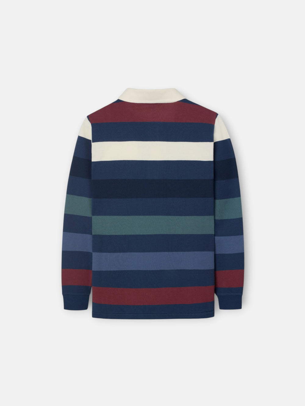 Kids' striped polo shirt in navy colors