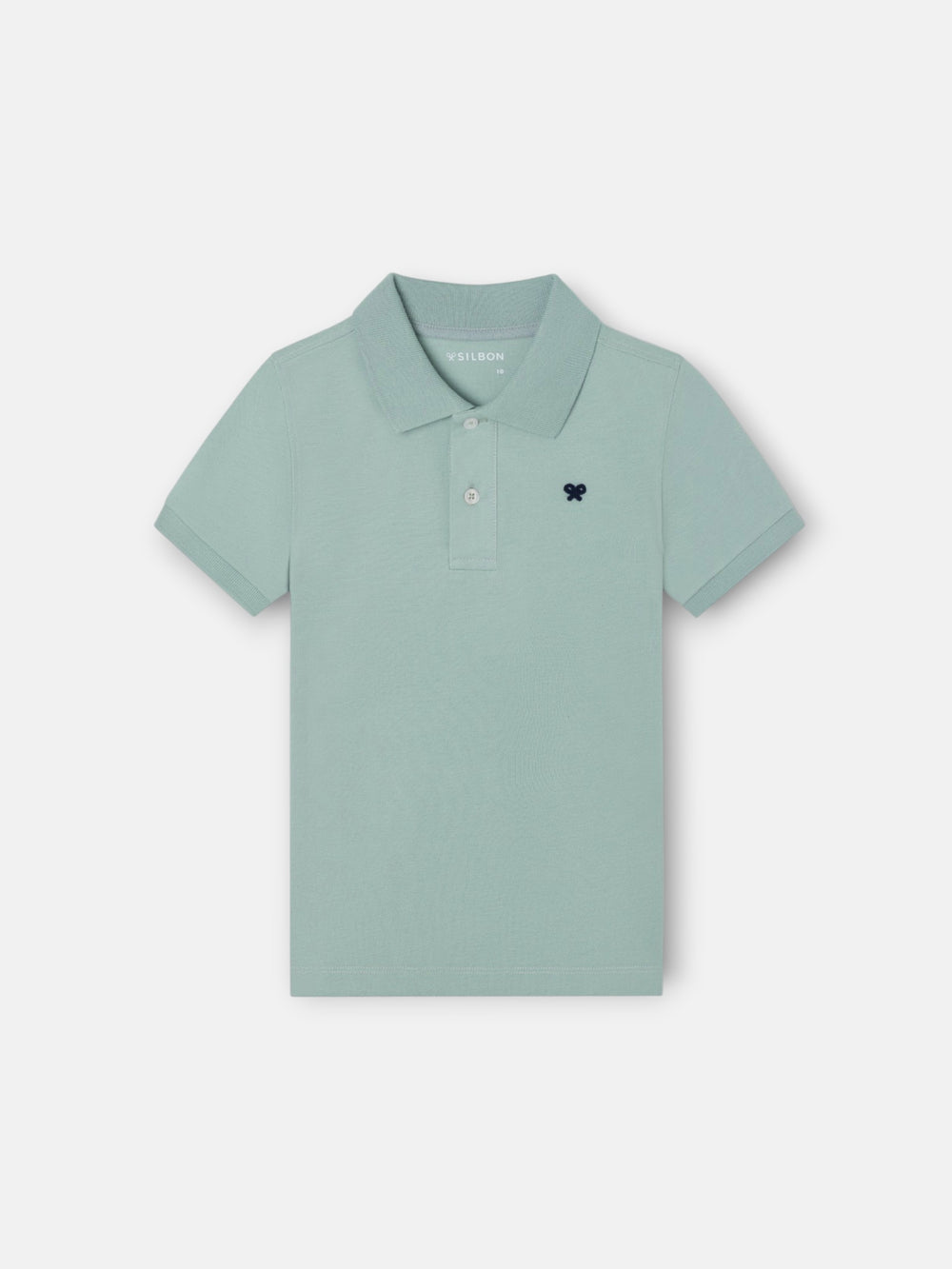 Light green kids' racket polo