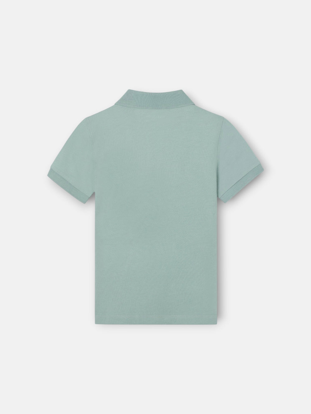 Light green kids' racket polo
