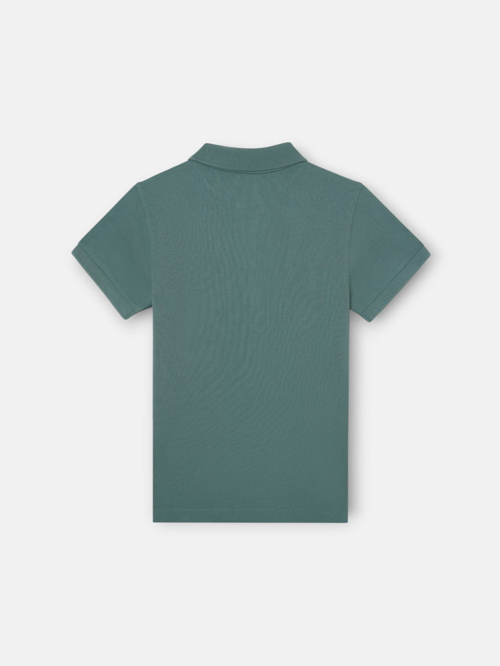 Dark green kids' racket polo