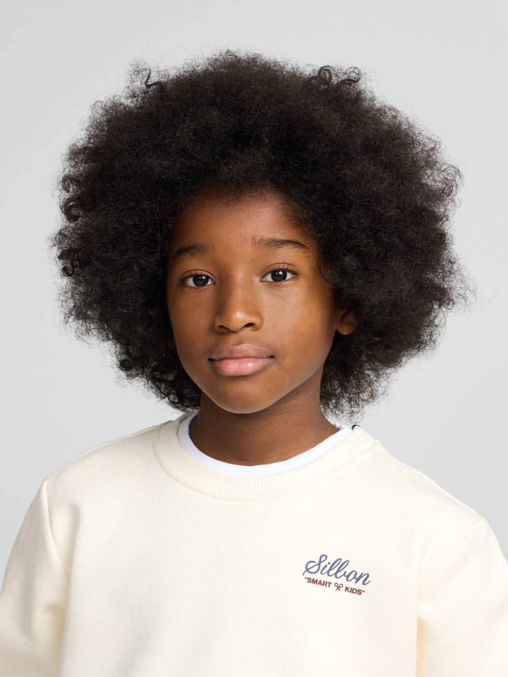 Sudadera kids school club crema