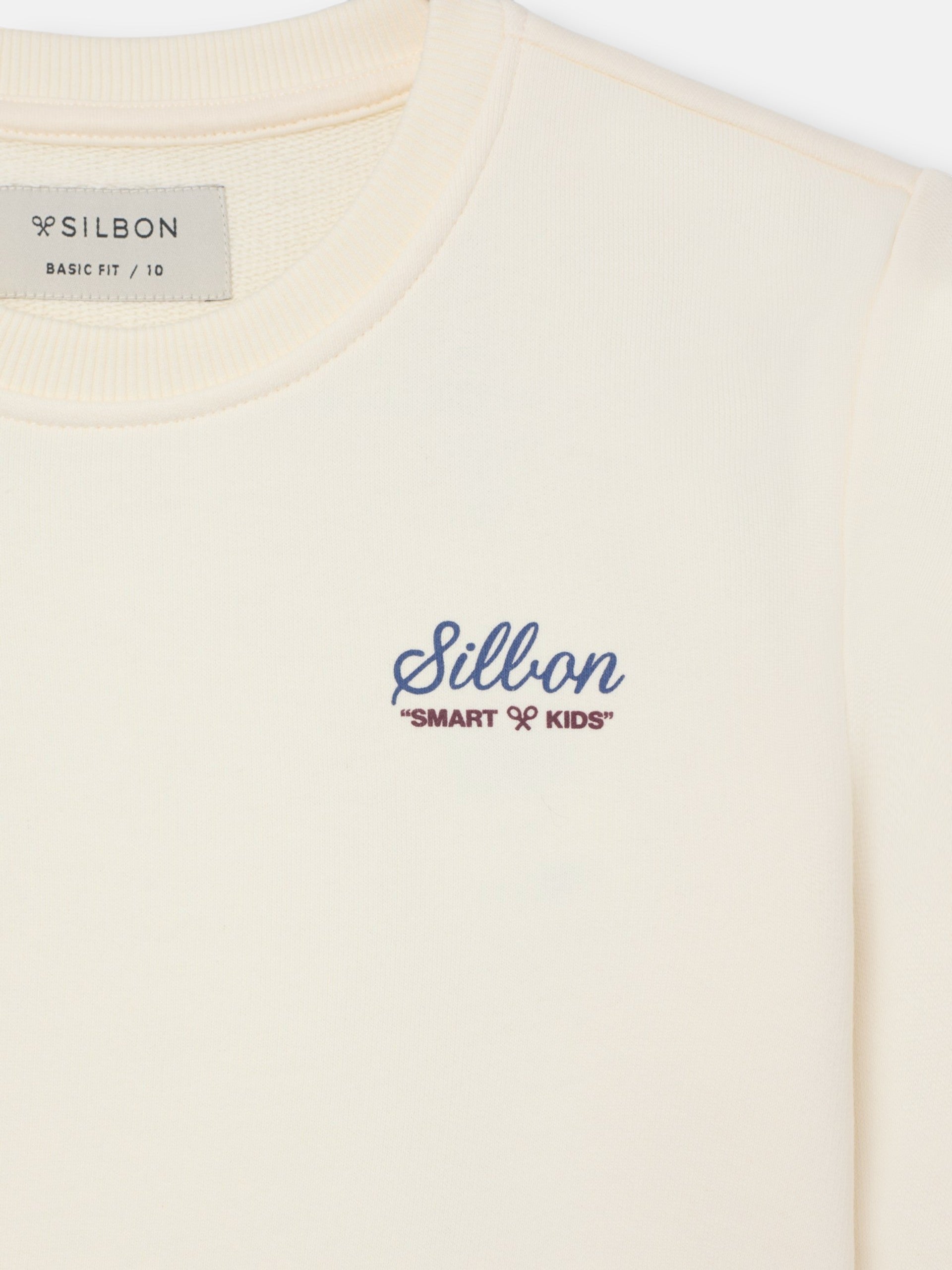 Sudadera kids school club crema