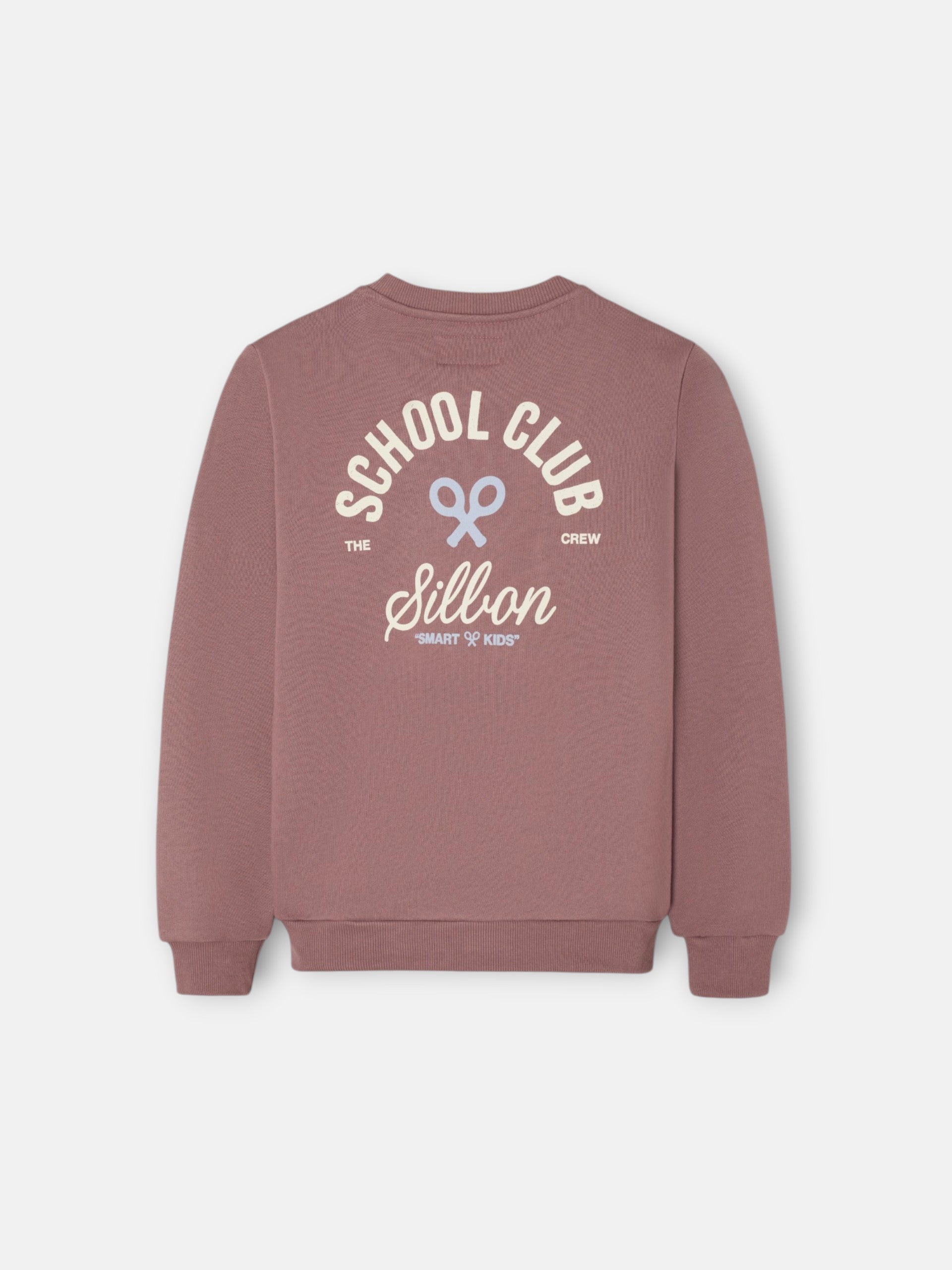 Sudadera kids school club burdeos
