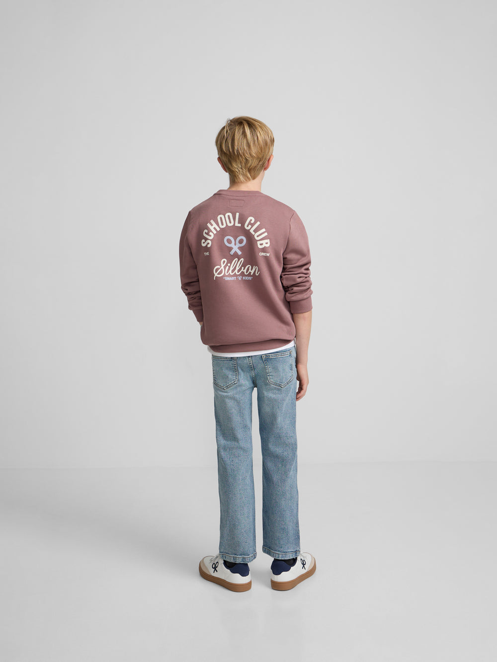 Kids School Club Burgundy Sweatshirt