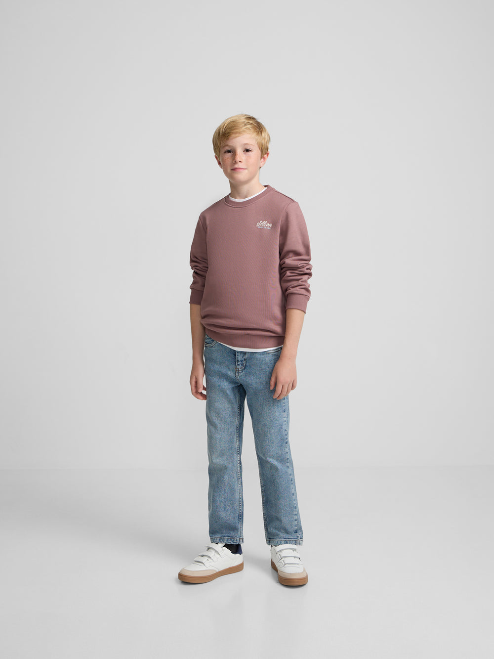 Kids School Club Burgundy Sweatshirt