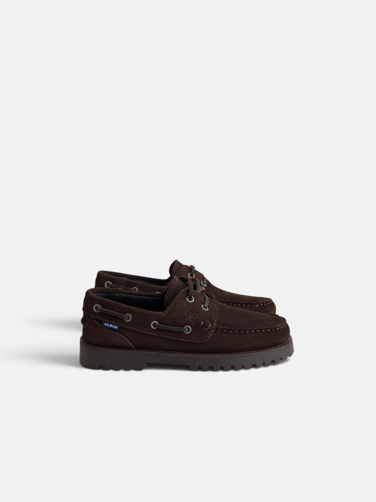 Chaussure sport enfant nautique en daim marron