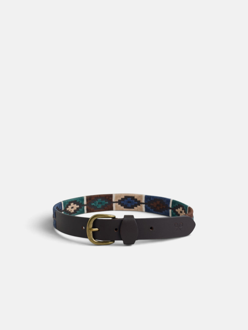Ceinture enfant en cuir argentin multicolore