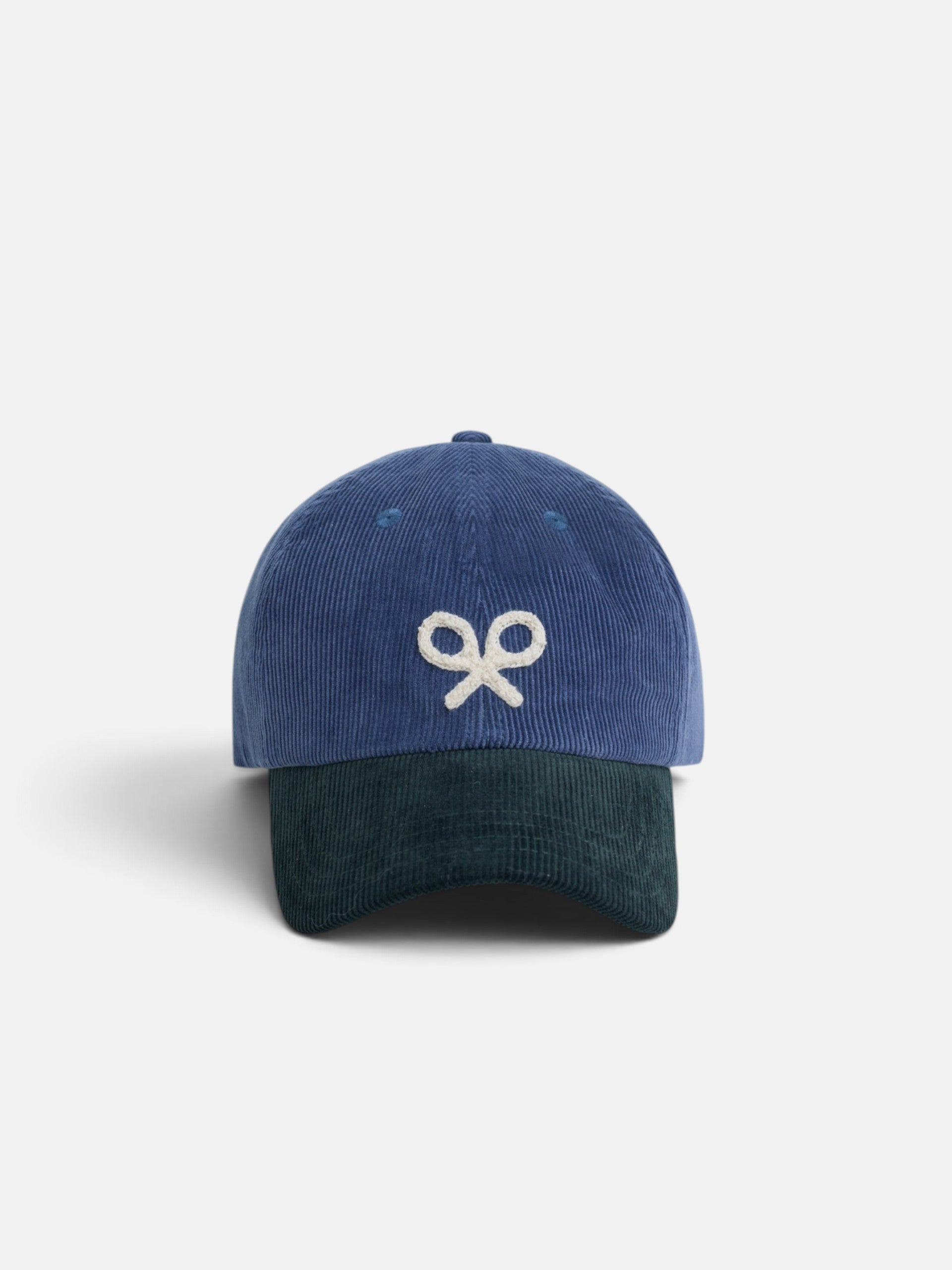 Gorra kids pana bicolor indigo verde