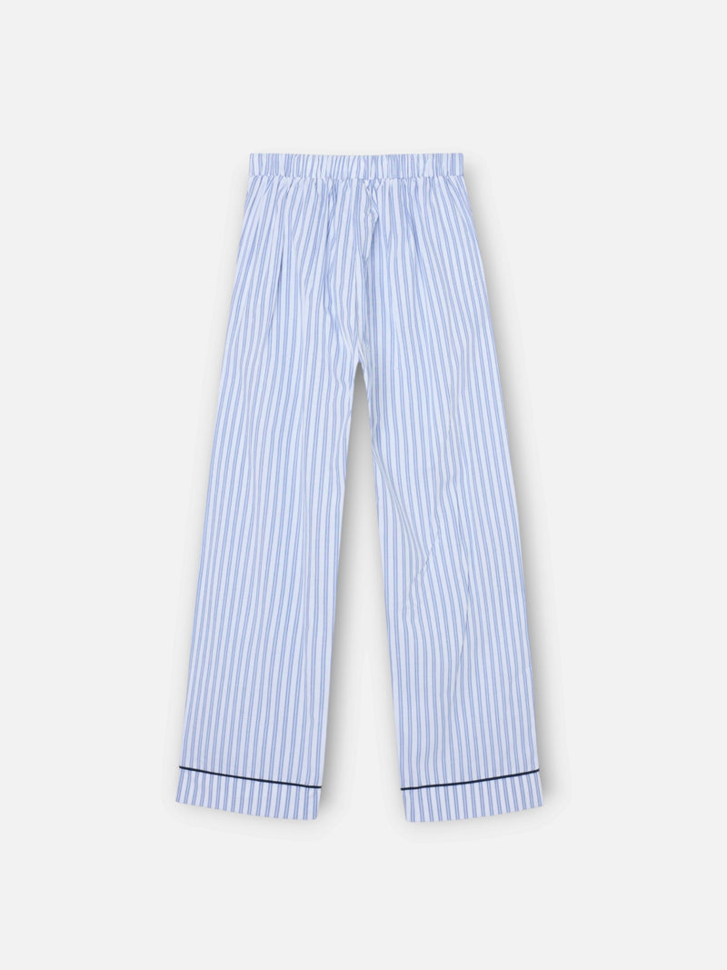Pyjama enfant à rayures bleues