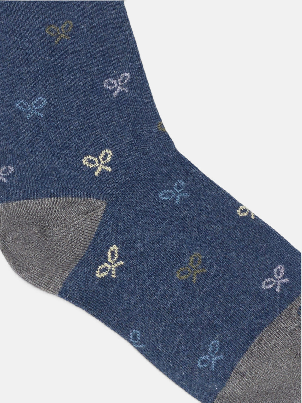Kids navy multi-racket socks