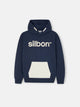 Sudadera kids deportiva canguro marino