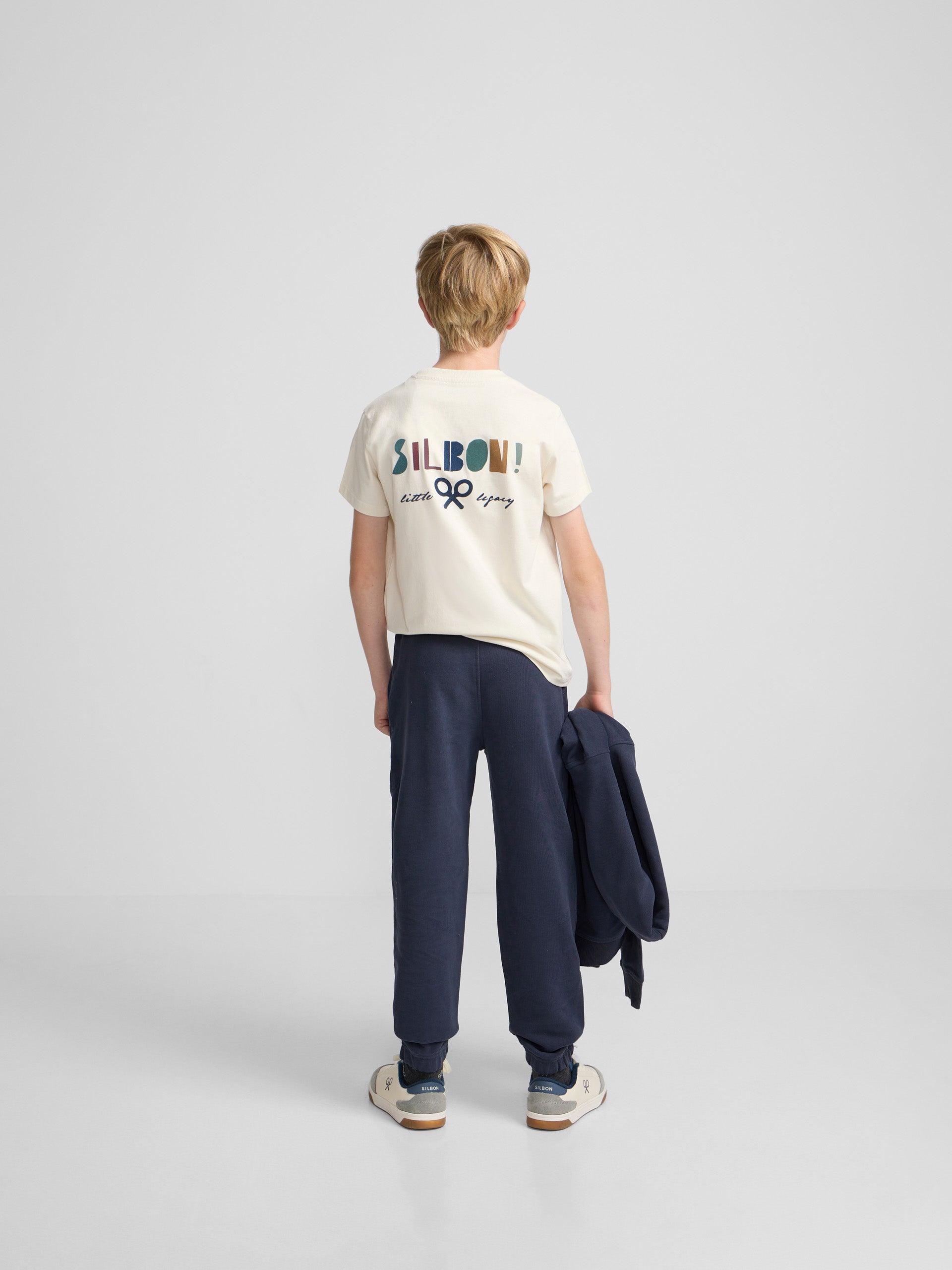 Kids navy sports pants