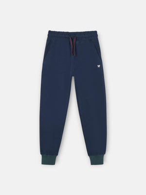 Calças desportivas para crianças multicolor marinho