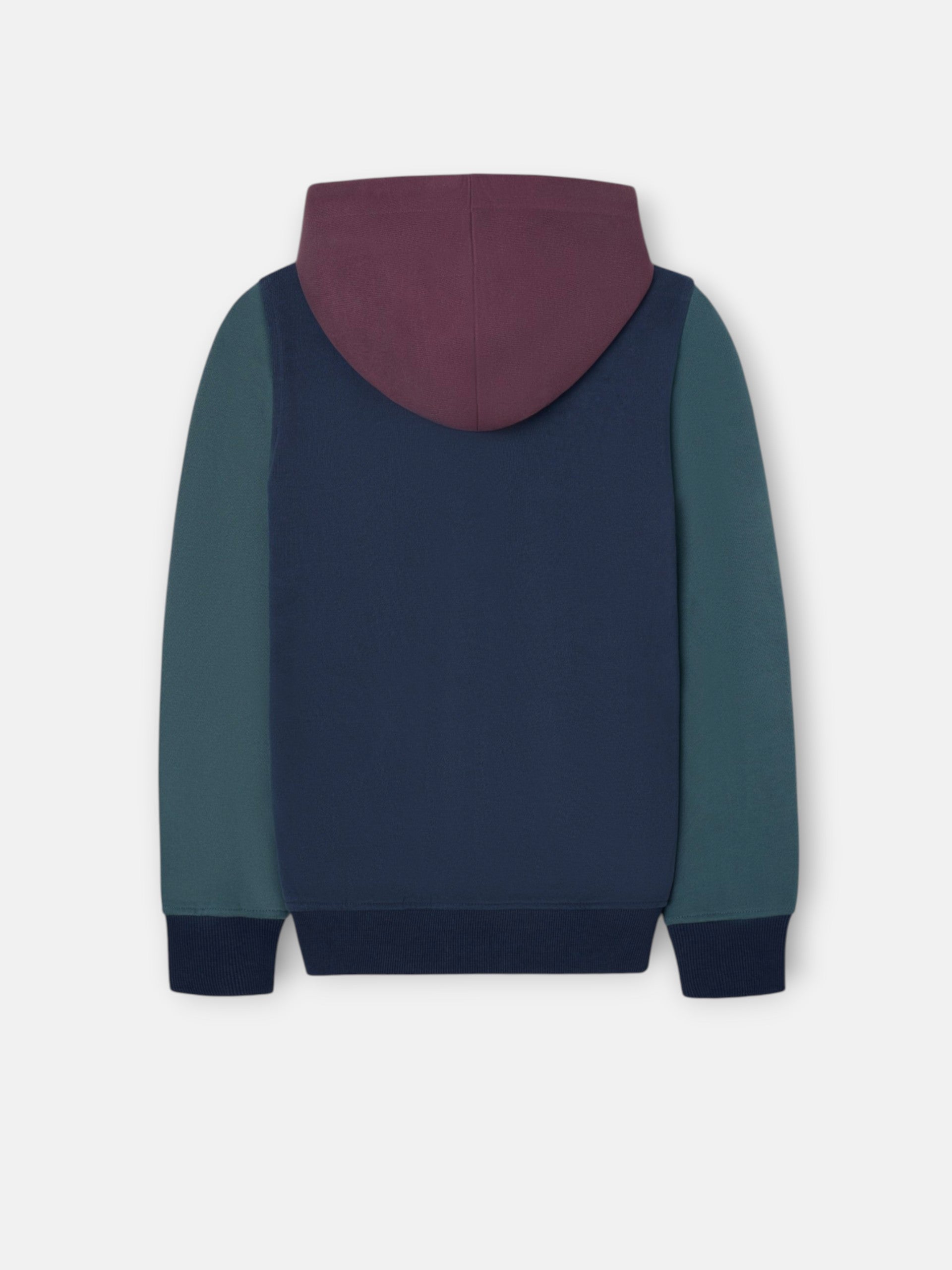 Sudadera kids deportiva multicolor marino