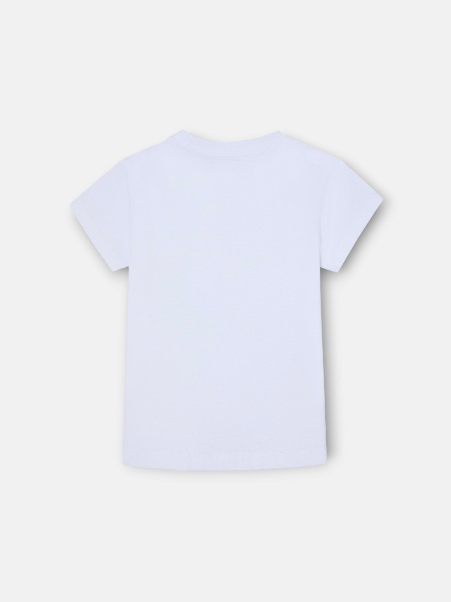 Camiseta girl silbon clasica blanco