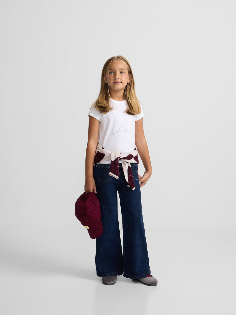 Classic Silbon Girl T-shirt White