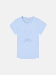Camiseta girl silbon clasica azul