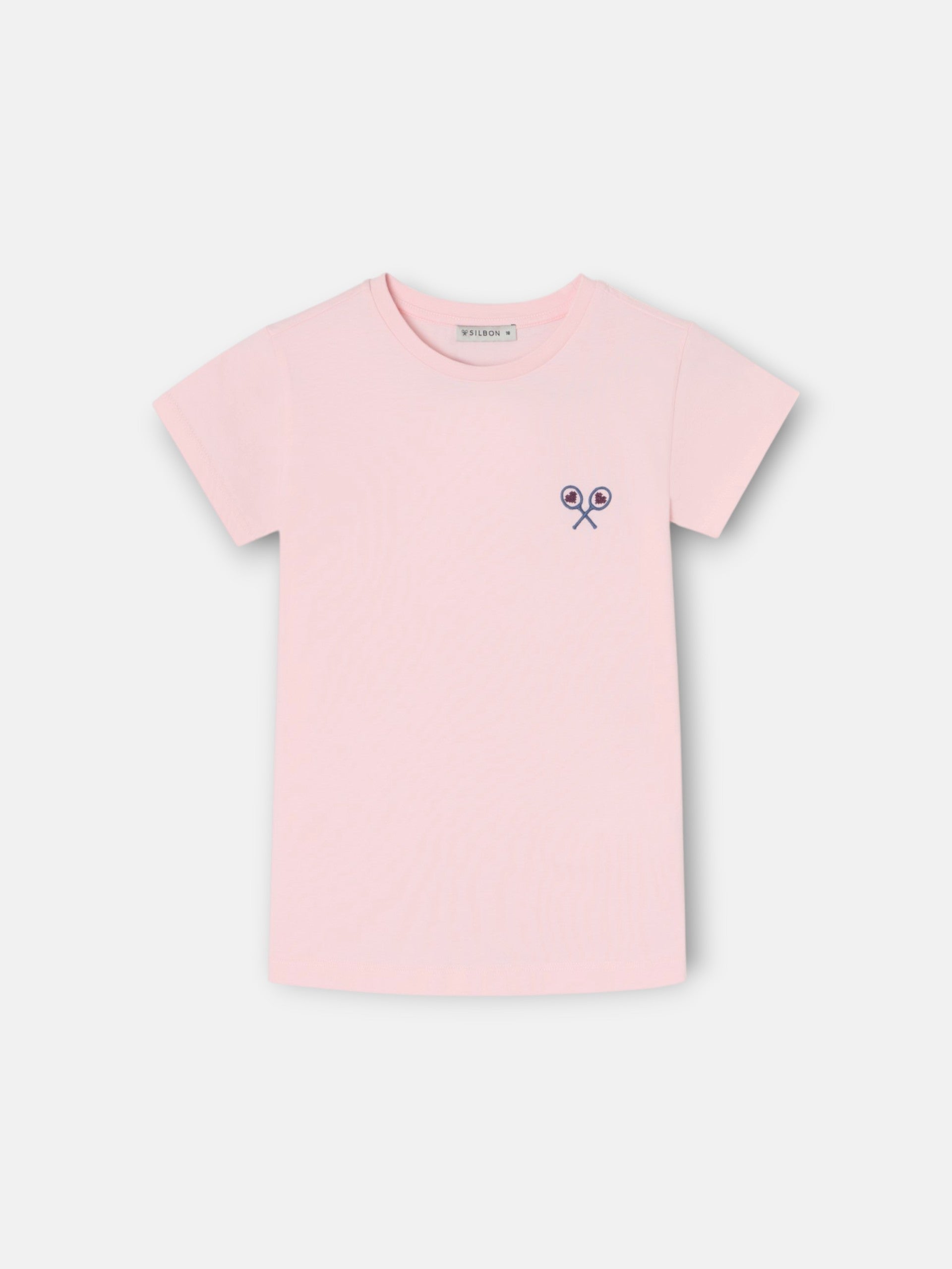 Camiseta girl lucky love rosa