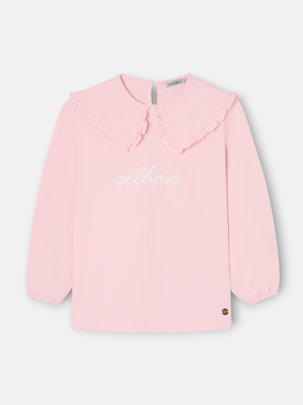 Camiseta girl cuello bobo rosa