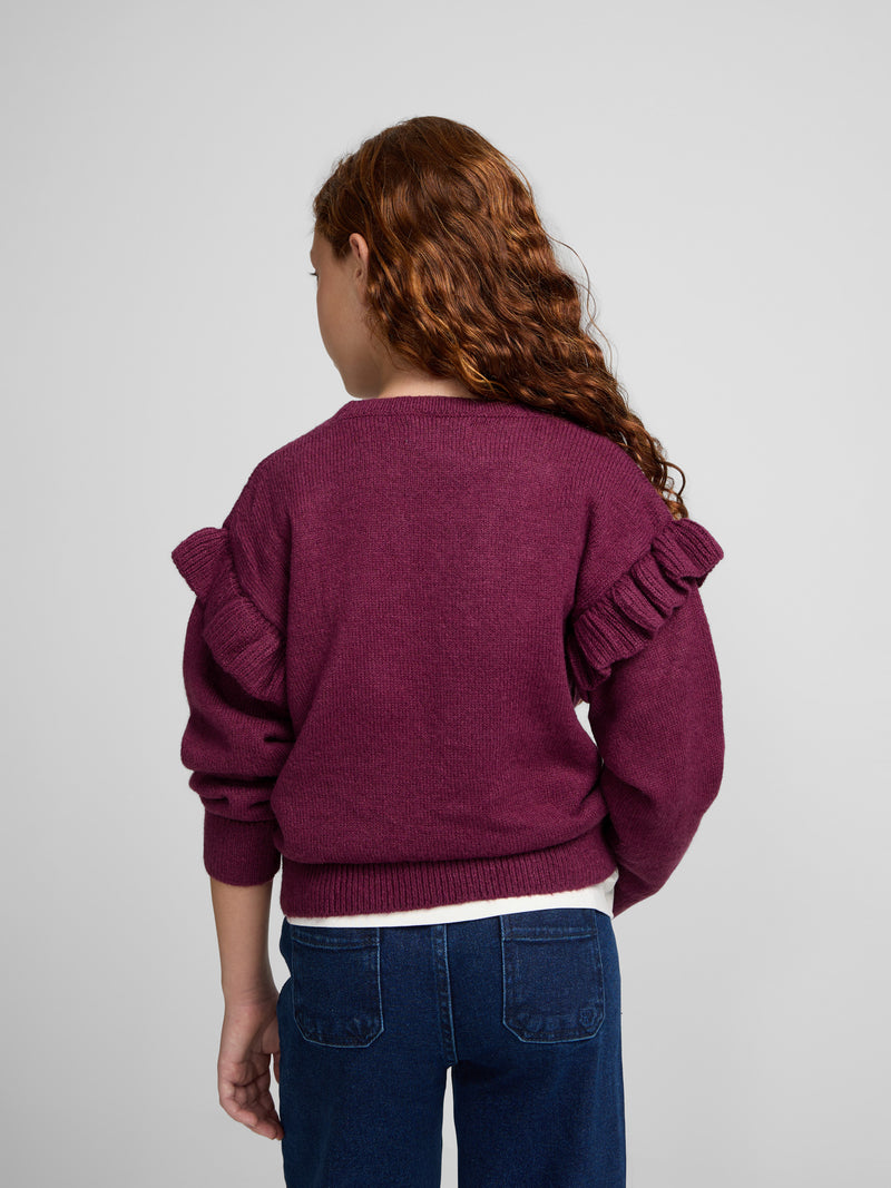 Jersey girl volantes silbon morado