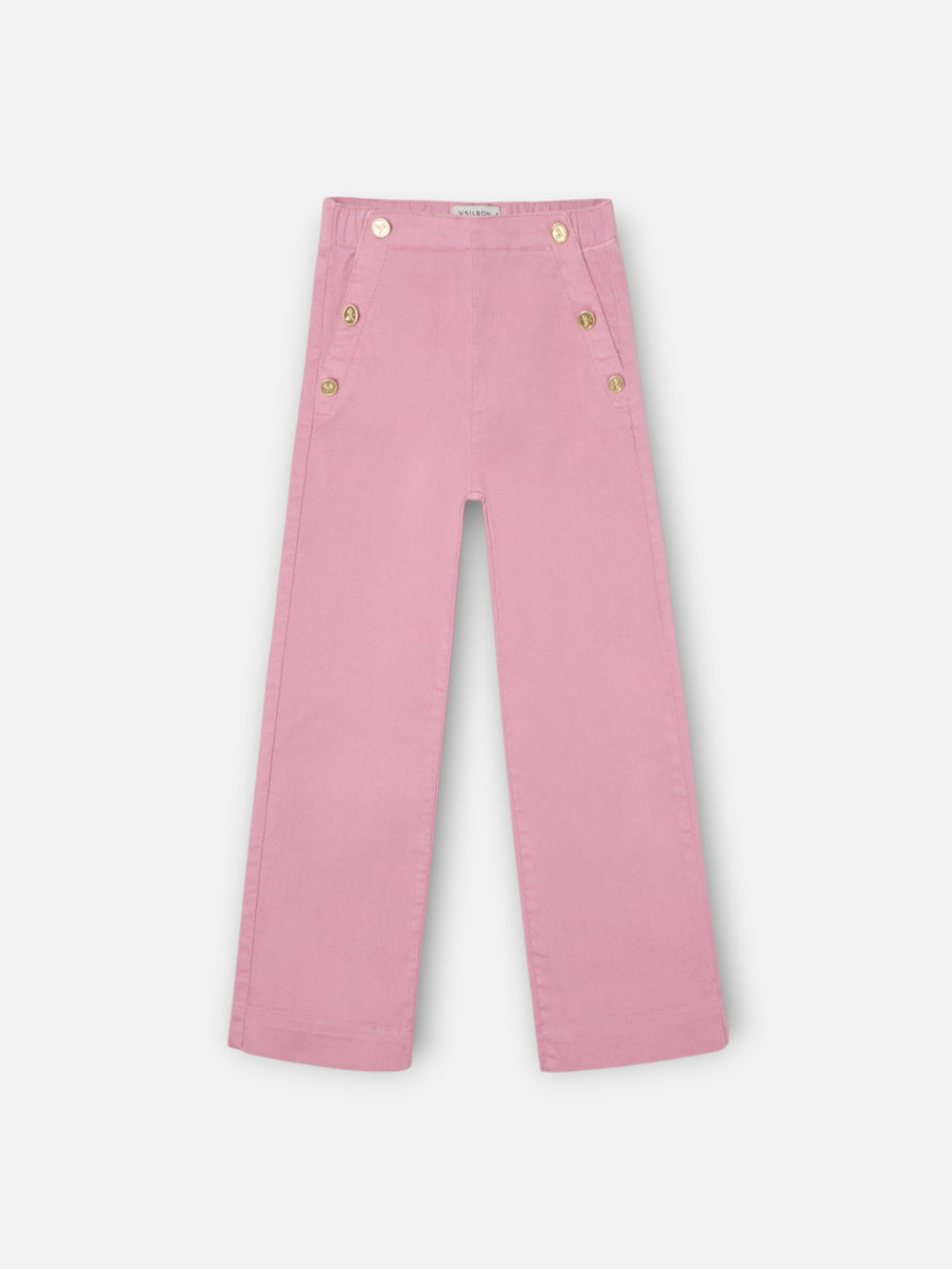 Pantalon girl marinero rosa oscuro