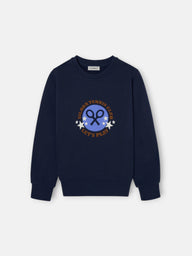 Navy blue girl tennis club sweatshirt