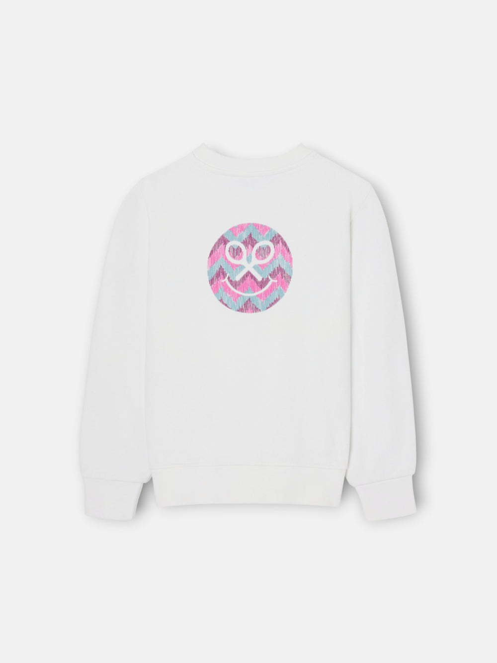 Sudadera girl silbon smile crudo